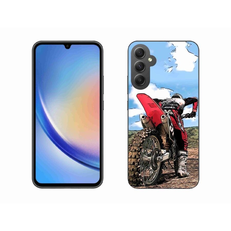 Gelový kryt mmCase na mobil Samsung Galaxy A34 5G - moto