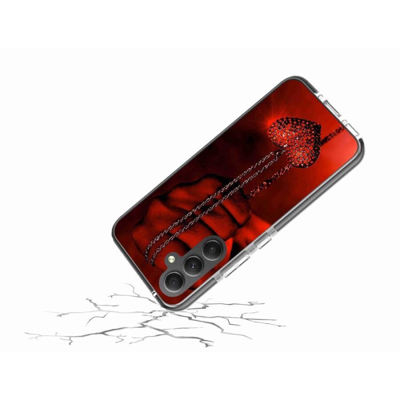 Gelový kryt mmCase na mobil Samsung Galaxy A34 5G - náhrdelník