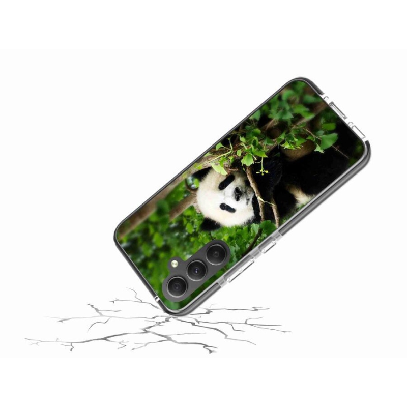 Gelový kryt mmCase na mobil Samsung Galaxy A34 5G - panda