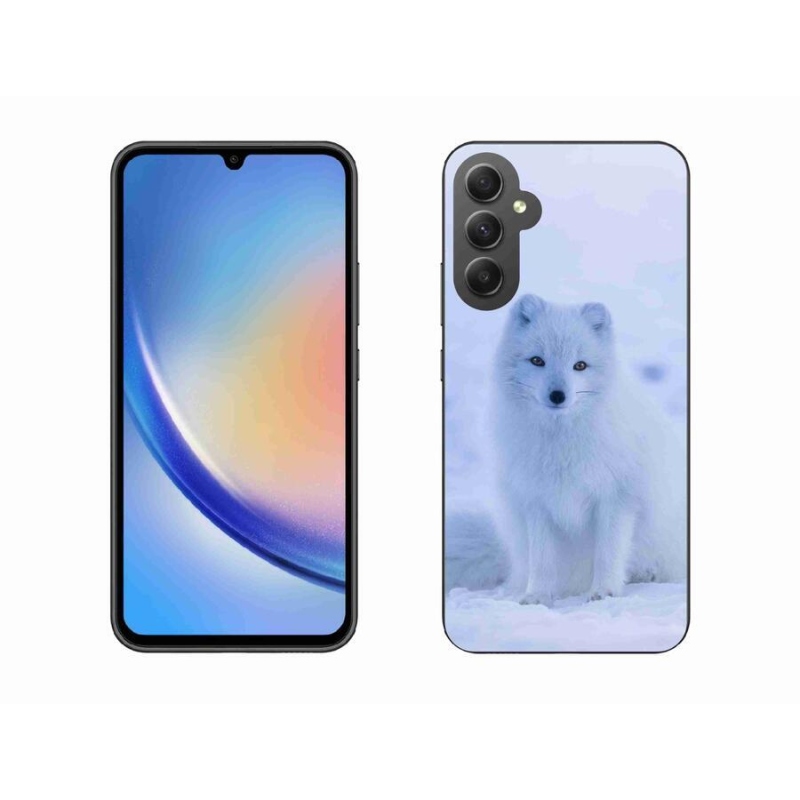 Gelový kryt mmCase na mobil Samsung Galaxy A34 5G - polární liška