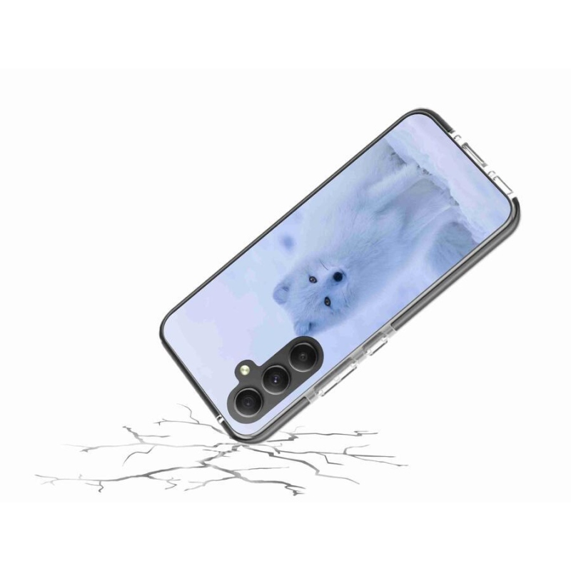 Gelový kryt mmCase na mobil Samsung Galaxy A34 5G - polární liška