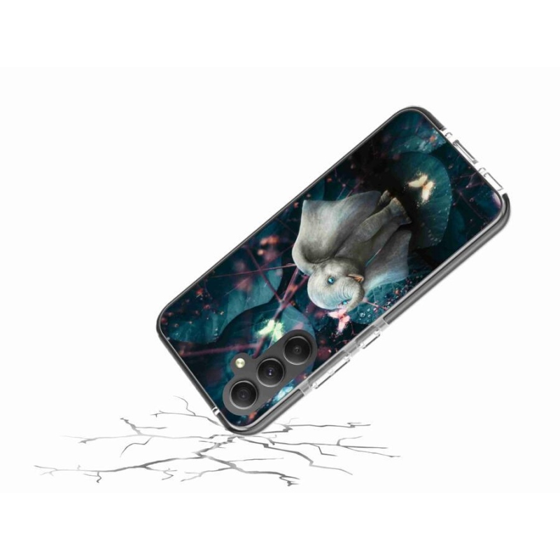 Gelový kryt mmCase na mobil Samsung Galaxy A34 5G - roztomilý slon