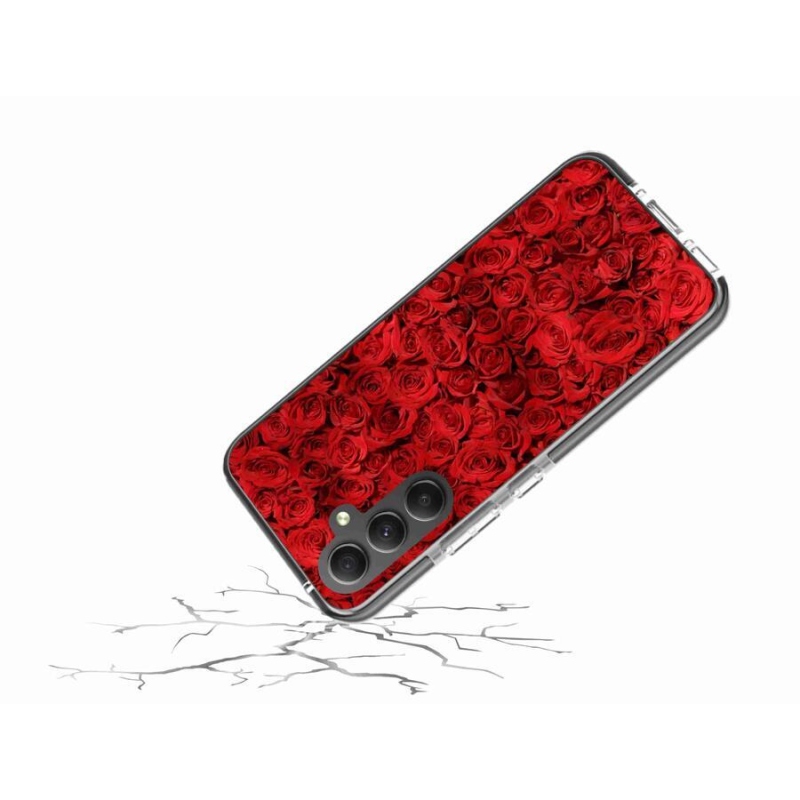 Gelový kryt mmCase na mobil Samsung Galaxy A34 5G - růže