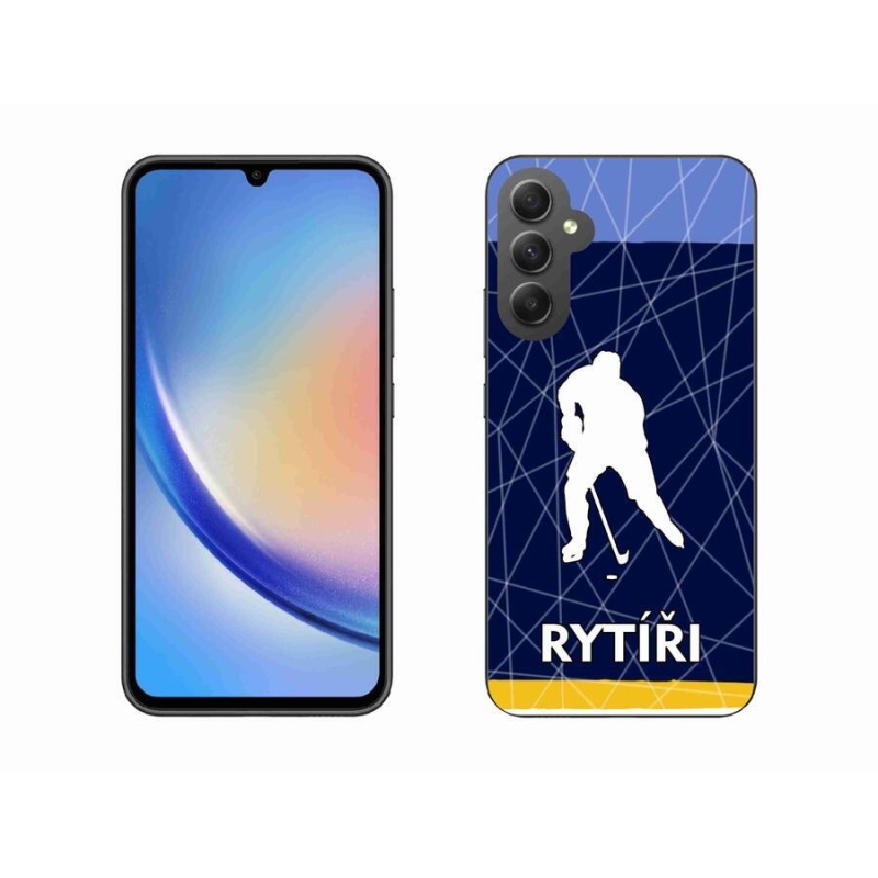 Gelový kryt mmCase na mobil Samsung Galaxy A34 5G - Rytíři