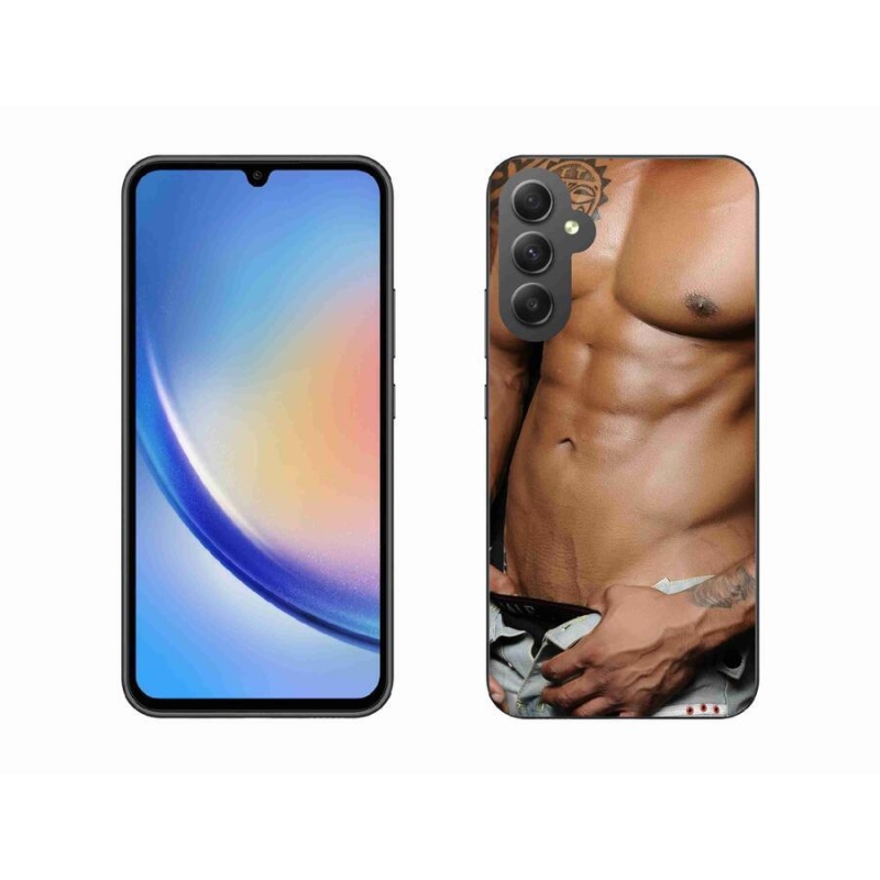 Gelový kryt mmCase na mobil Samsung Galaxy A34 5G - sexy muž