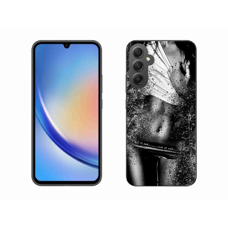 Gelový kryt mmCase na mobil Samsung Galaxy A34 5G - sexy žena 1