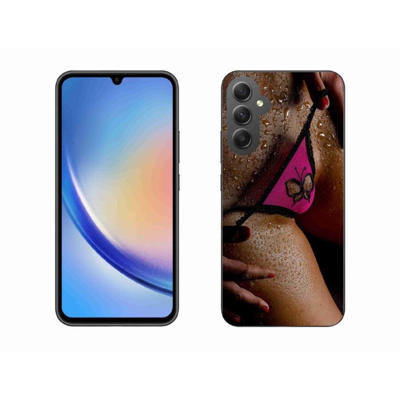 Gelový kryt mmCase na mobil Samsung Galaxy A34 5G - sexy žena