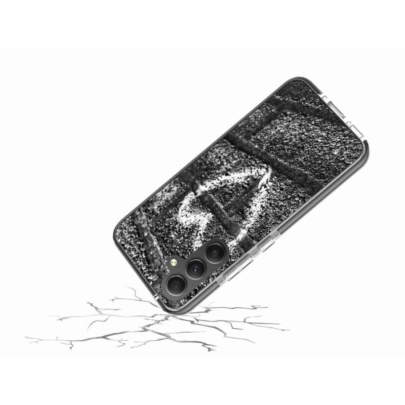 Gelový kryt mmCase na mobil Samsung Galaxy A34 5G - srdce na zdi