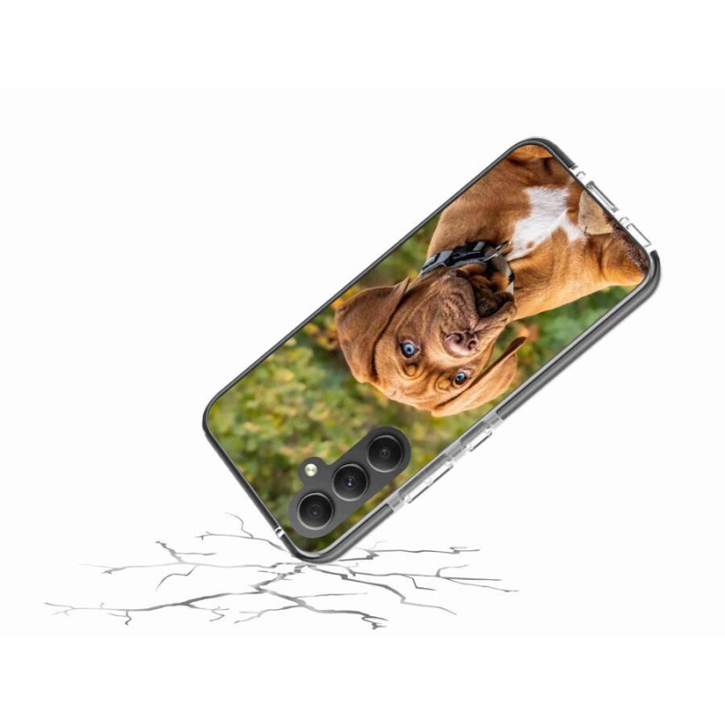 Gelový kryt mmCase na mobil Samsung Galaxy A34 5G - štěně