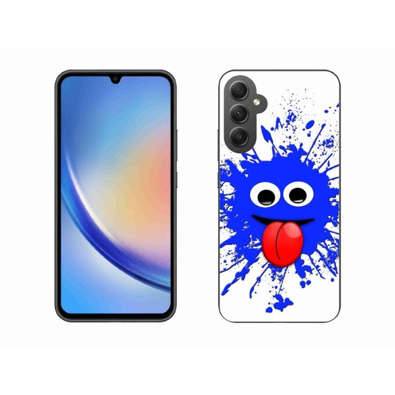 Gelový kryt mmCase na mobil Samsung Galaxy A34 5G - strašidlo