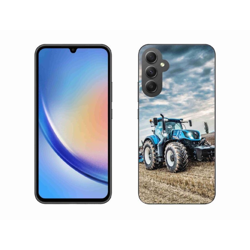 Gelový kryt mmCase na mobil Samsung Galaxy A34 5G - traktor 2