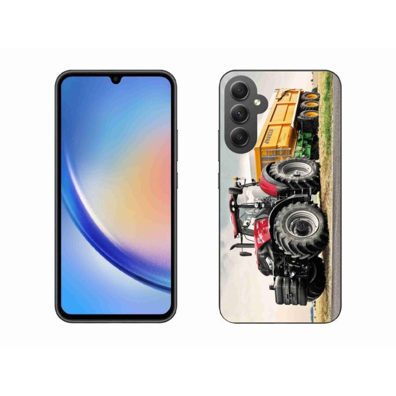 Gelový kryt mmCase na mobil Samsung Galaxy A34 5G - traktor 3