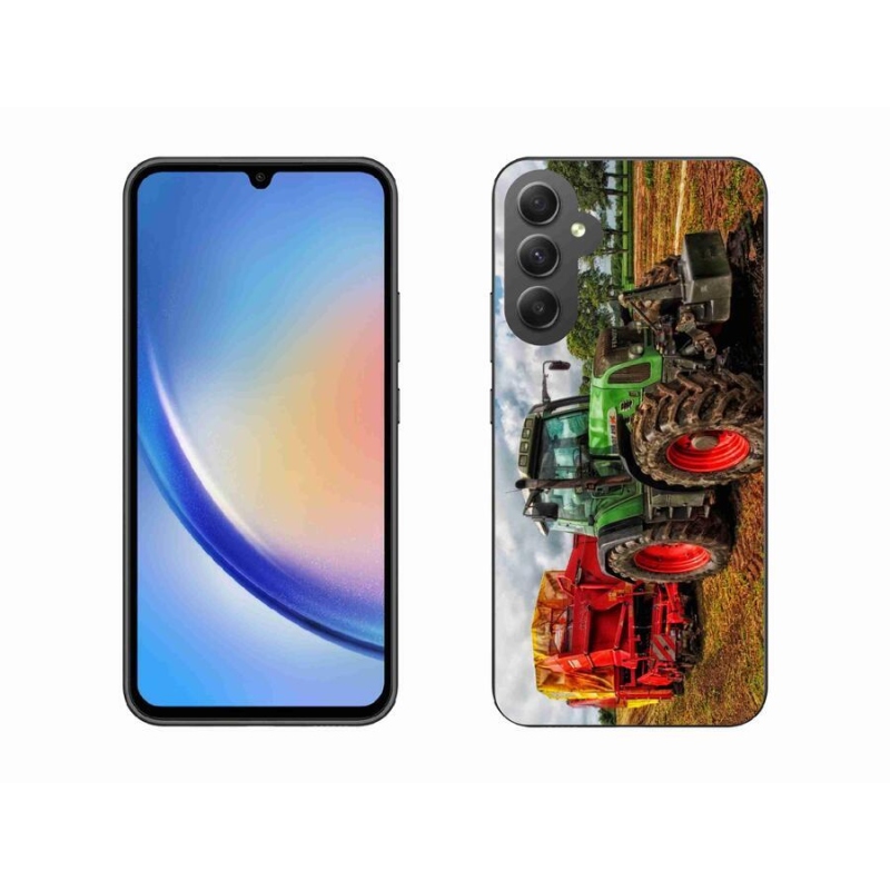 Gelový kryt mmCase na mobil Samsung Galaxy A34 5G - traktor 4