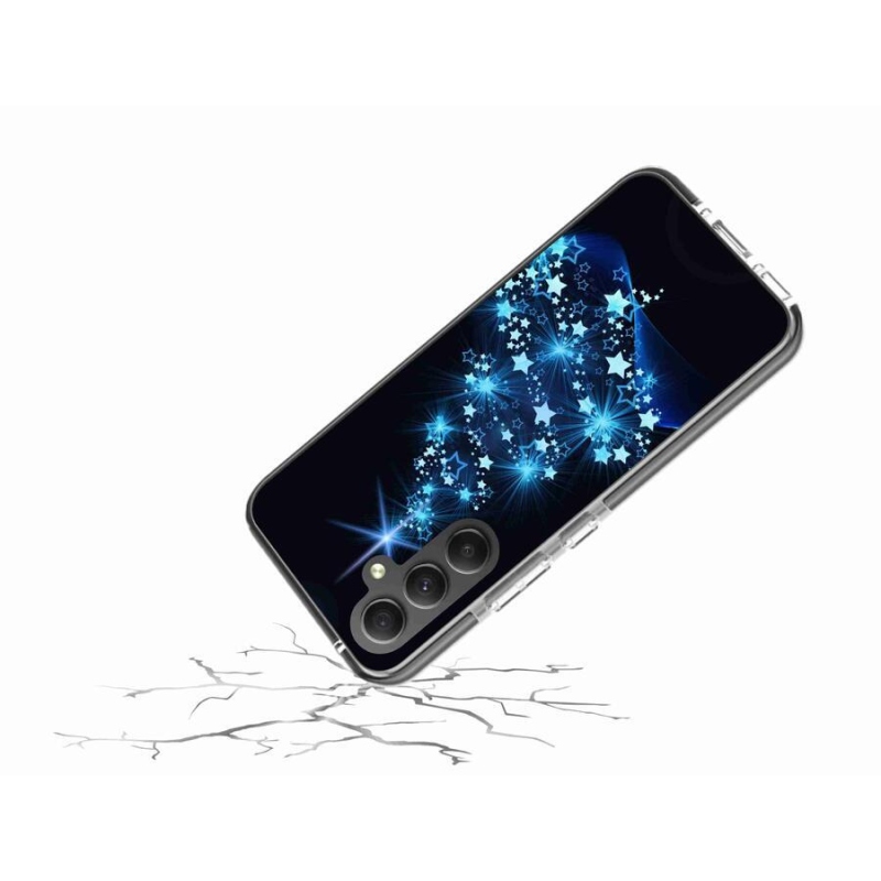 Gelový kryt mmCase na mobil Samsung Galaxy A34 5G - vánoční stromek