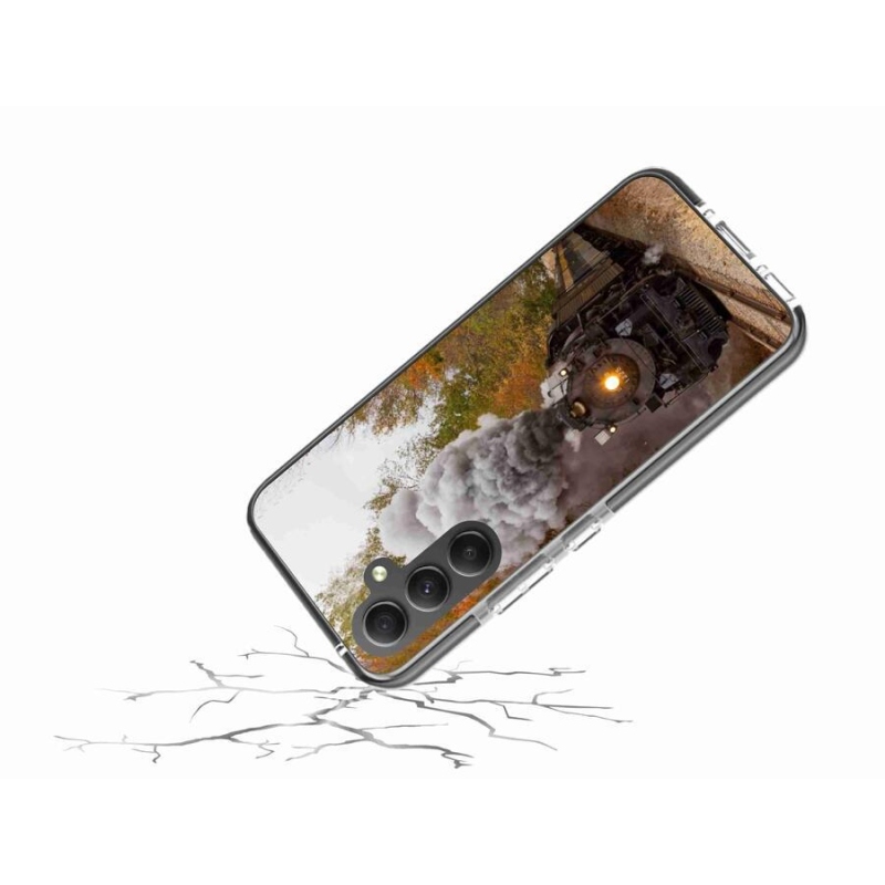 Gelový kryt mmCase na mobil Samsung Galaxy A34 5G - vlak 1