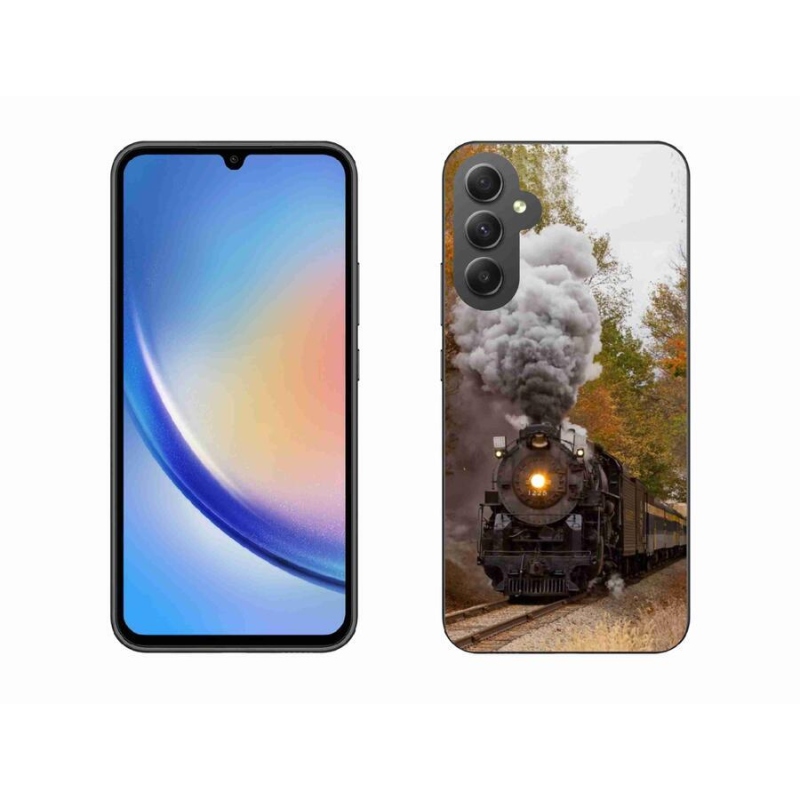 Gelový kryt mmCase na mobil Samsung Galaxy A34 5G - vlak 1