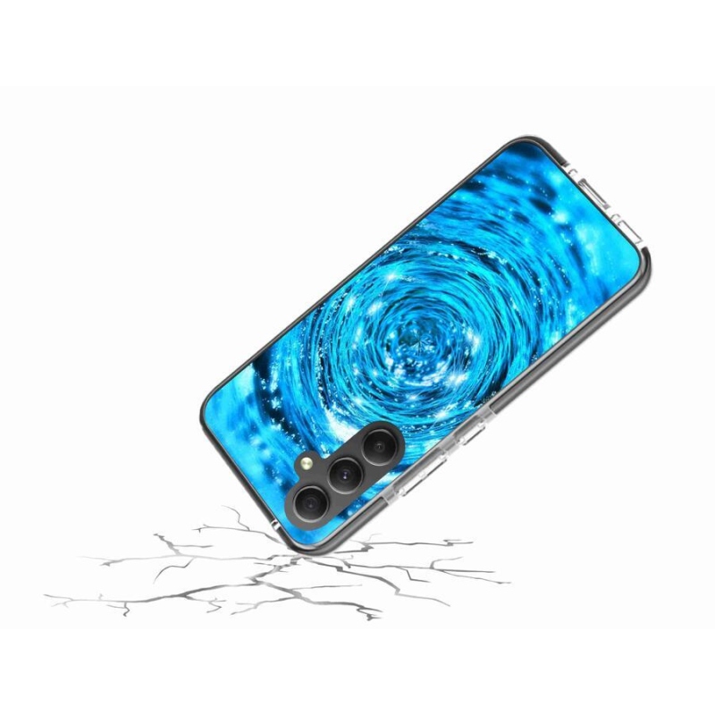 Gelový kryt mmCase na mobil Samsung Galaxy A34 5G - vodní vír