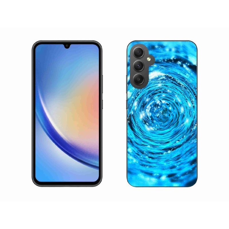Gelový kryt mmCase na mobil Samsung Galaxy A34 5G - vodní vír