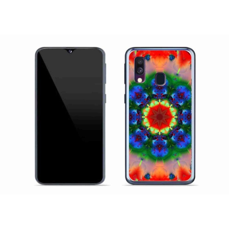 Gelový kryt mmCase na mobil Samsung Galaxy A40 - abstrakt 5