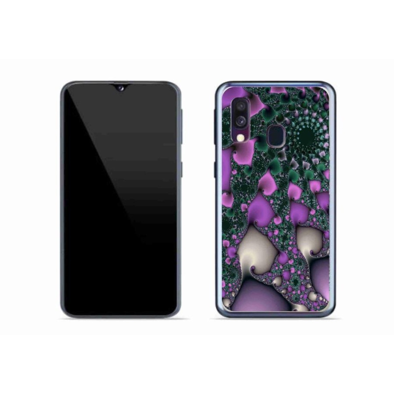 Gelový kryt mmCase na mobil Samsung Galaxy A40 - abstrakt 7