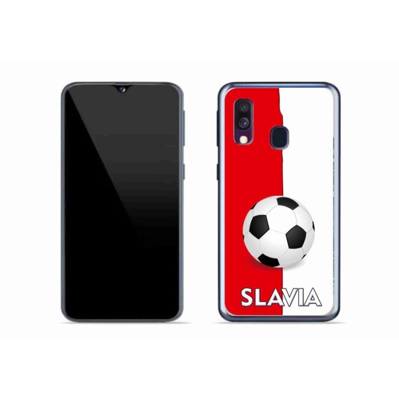 Gelový kryt mmCase na mobil Samsung Galaxy A40 - fotbal 2