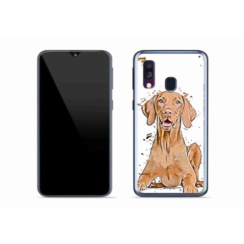 Gelový kryt mmCase na mobil Samsung Galaxy A40 - maďar