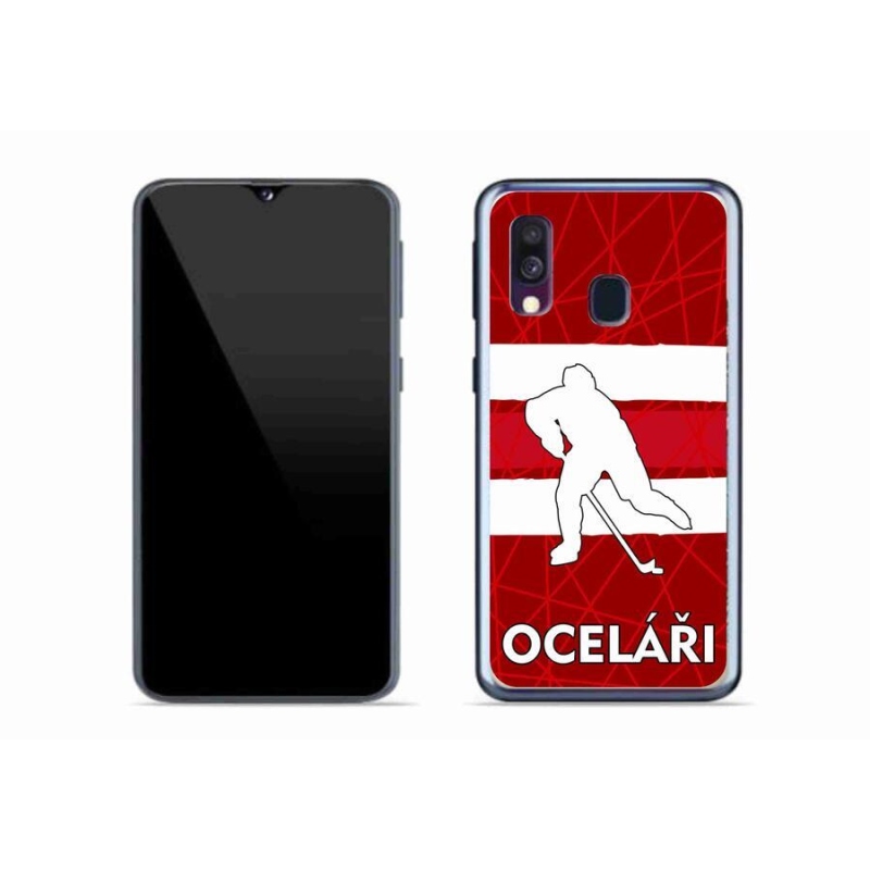 Gelový kryt mmCase na mobil Samsung Galaxy A40 - Oceláři