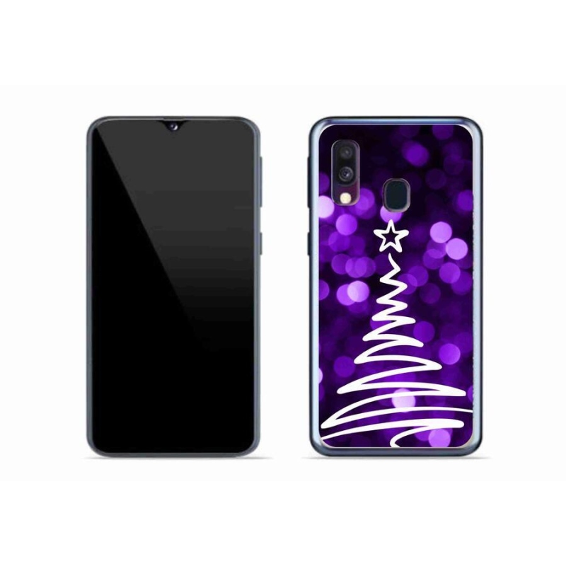 Gelový kryt mmCase na mobil Samsung Galaxy A40 - stromek