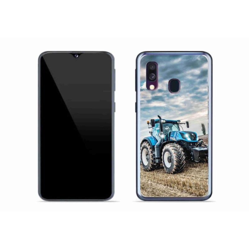 Gelový kryt mmCase na mobil Samsung Galaxy A40 - traktor 2
