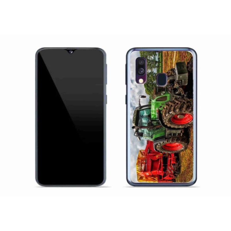 Gelový kryt mmCase na mobil Samsung Galaxy A40 - traktor 4