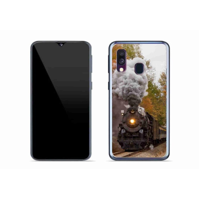 Gelový kryt mmCase na mobil Samsung Galaxy A40 - vlak 1