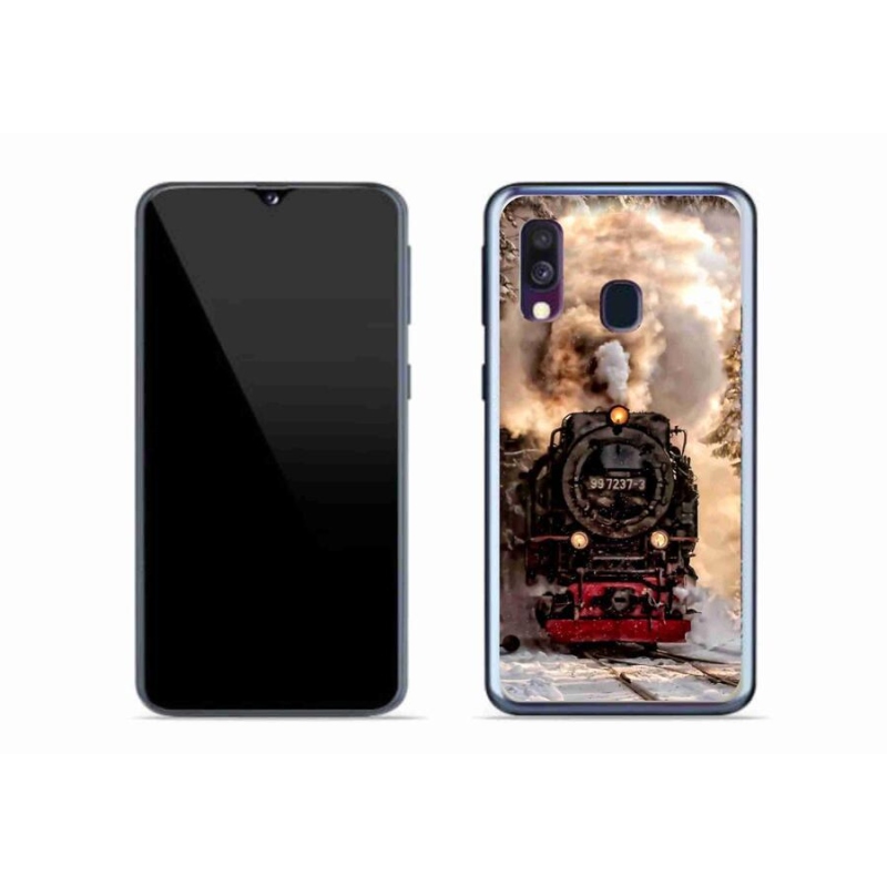 Gelový kryt mmCase na mobil Samsung Galaxy A40 - vlak