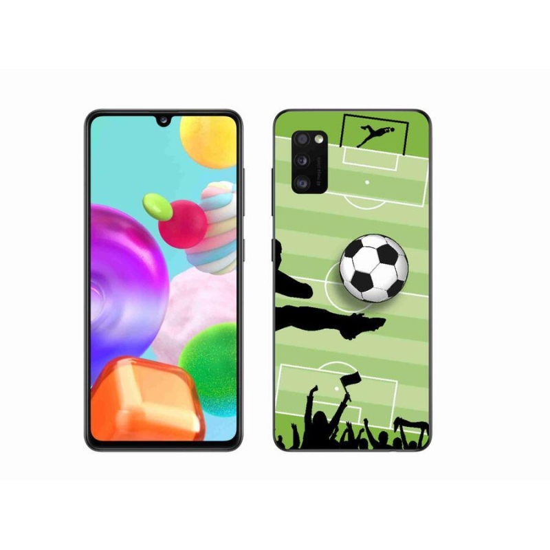 Gelový kryt mmCase na mobil Samsung Galaxy A41 - fotbal 3