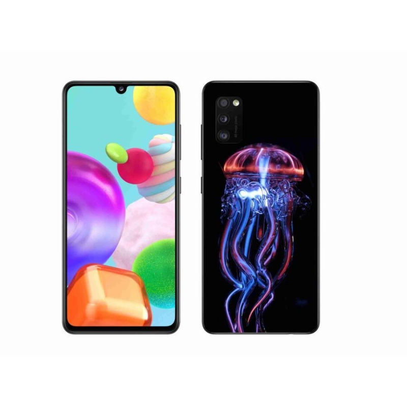 Gelový kryt mmCase na mobil Samsung Galaxy A41 - medúza
