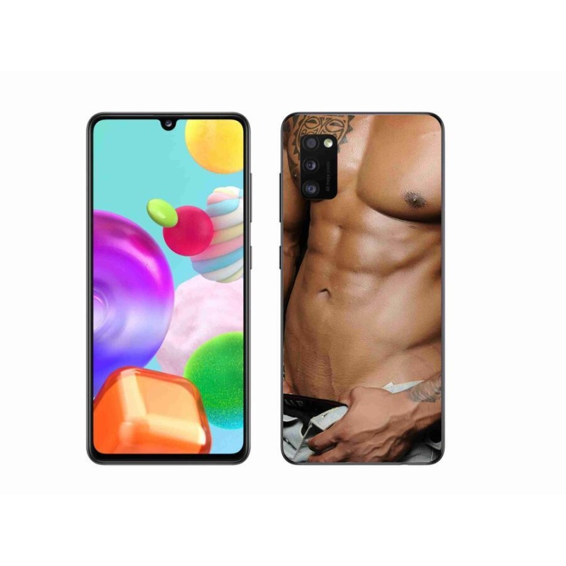 Gelový kryt mmCase na mobil Samsung Galaxy A41 - sexy muž