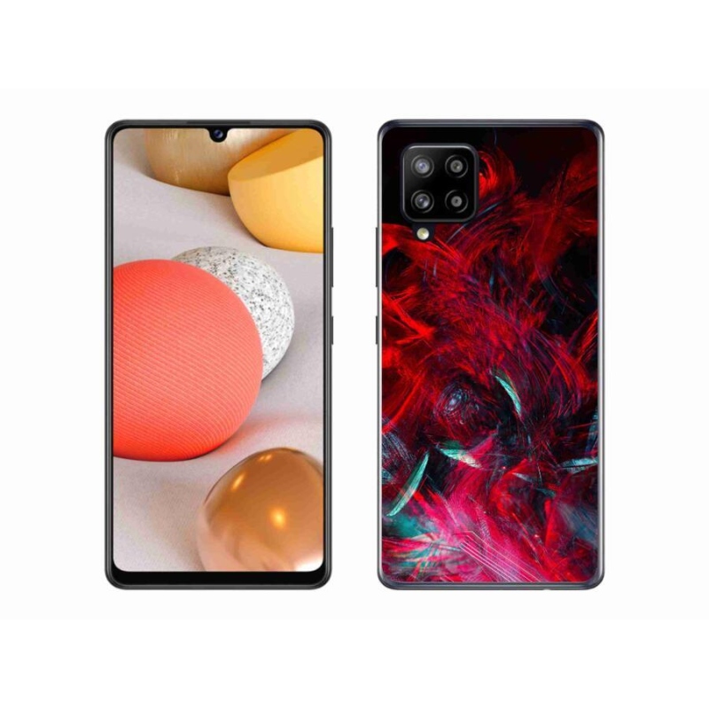Gelový kryt mmCase na mobil Samsung Galaxy A42 5G - abstrakt 16