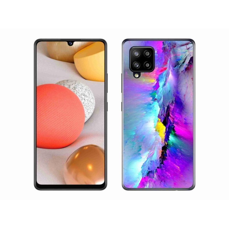 Gelový kryt mmCase na mobil Samsung Galaxy A42 5G - abstrakt