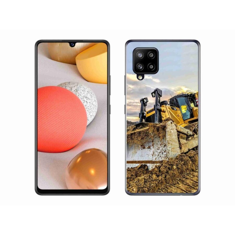 Gelový kryt mmCase na mobil Samsung Galaxy A42 5G - bagr