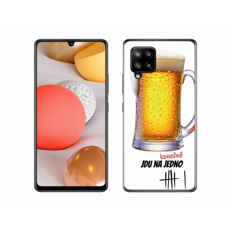 Gelový kryt mmCase na mobil Samsung Galaxy A42 5G - jdu na jedno