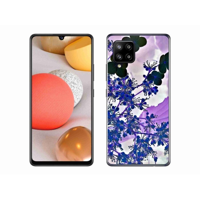 Gelový kryt mmCase na mobil Samsung Galaxy A42 5G - květ hortenzie