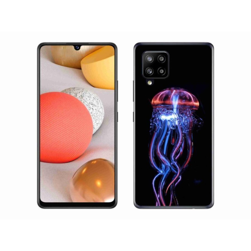 Gelový kryt mmCase na mobil Samsung Galaxy A42 5G - medúza