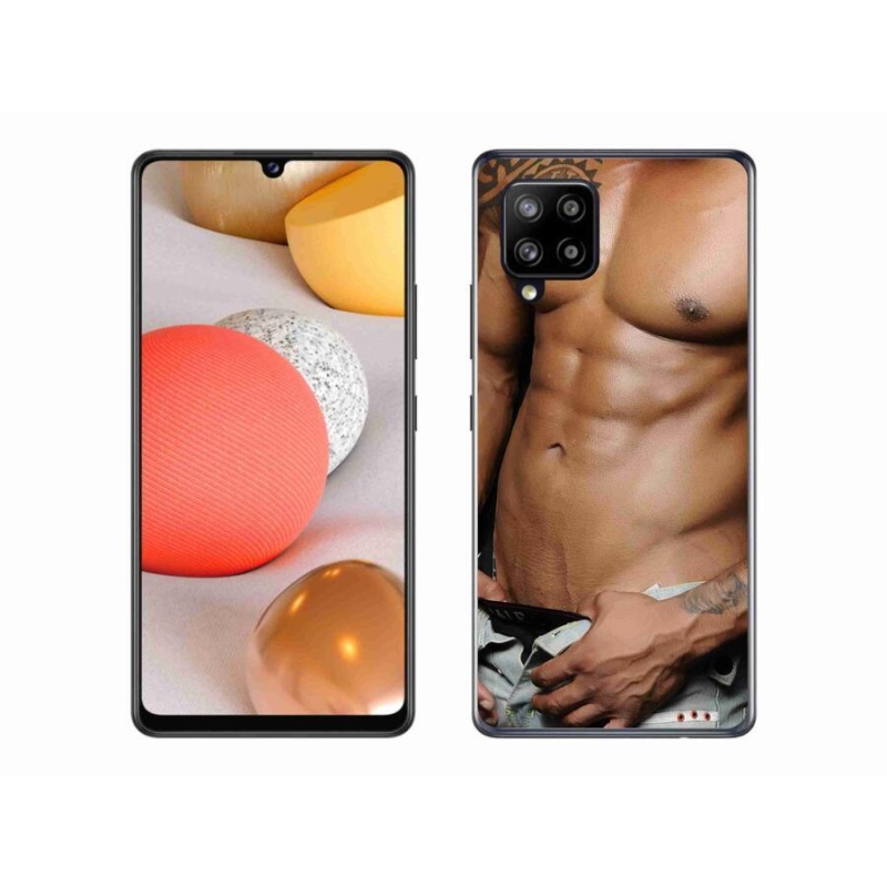 Gelový kryt mmCase na mobil Samsung Galaxy A42 5G - sexy muž