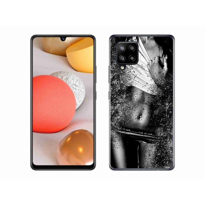 Gelový kryt mmCase na mobil Samsung Galaxy A42 5G - sexy žena 1
