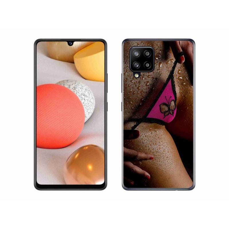 Gelový kryt mmCase na mobil Samsung Galaxy A42 5G - sexy žena