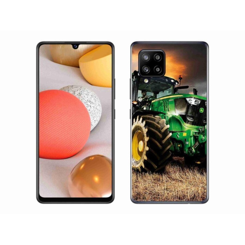 Gelový kryt mmCase na mobil Samsung Galaxy A42 5G - traktor
