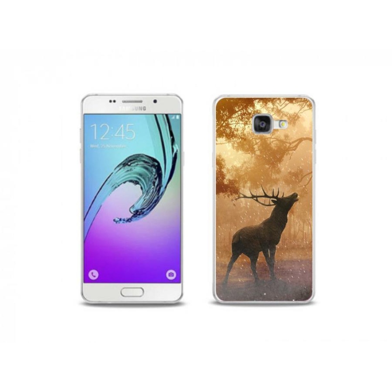Gelový kryt mmCase na mobil Samsung Galaxy A5 (2016) - jelen v říji