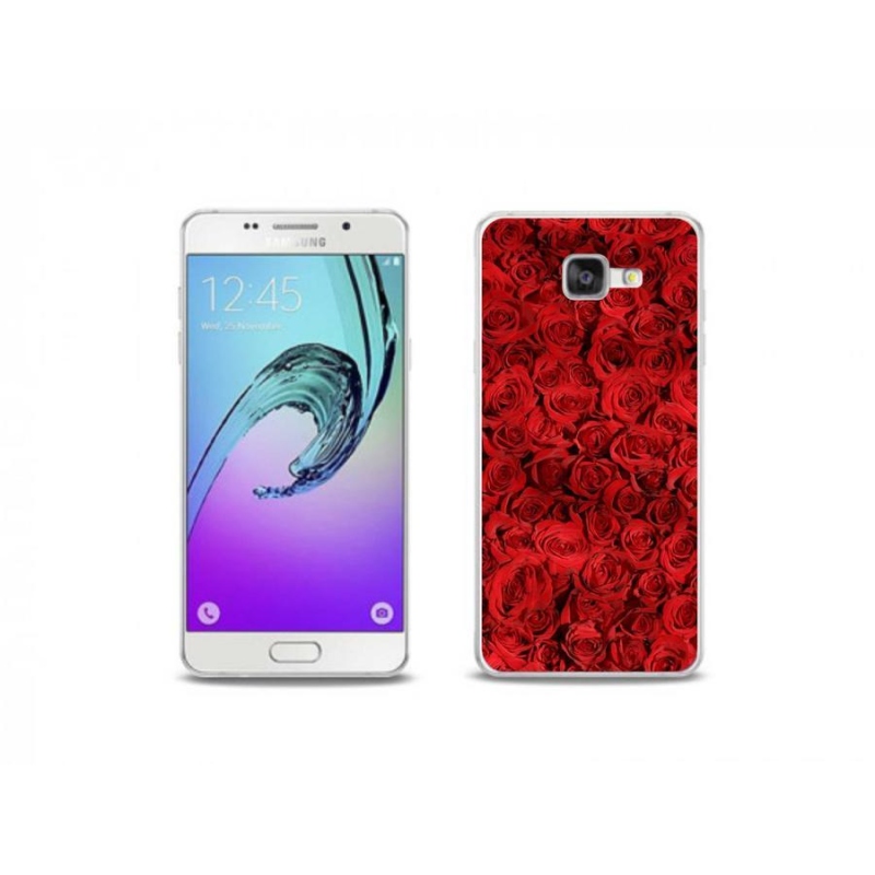 Gelový kryt mmCase na mobil Samsung Galaxy A5 (2016) - růže