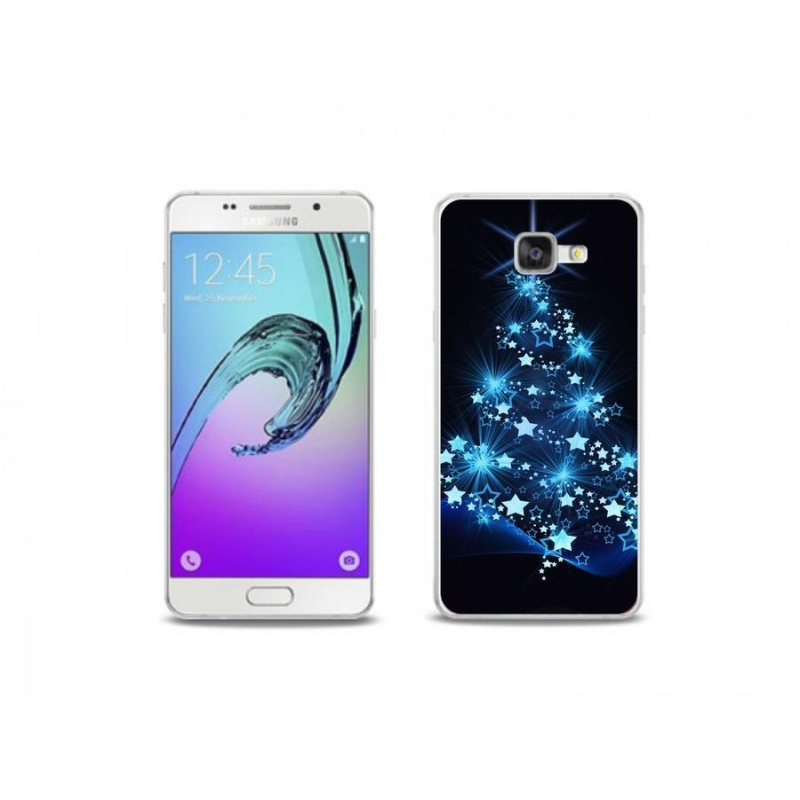 Gelový kryt mmCase na mobil Samsung Galaxy A5 (2016) - vánoční stromek