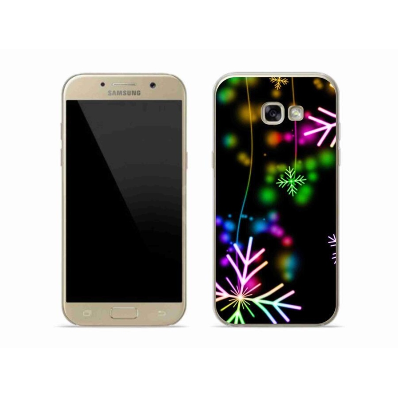 Gelový kryt mmCase na mobil Samsung Galaxy A5 (2017) - barevné vločky