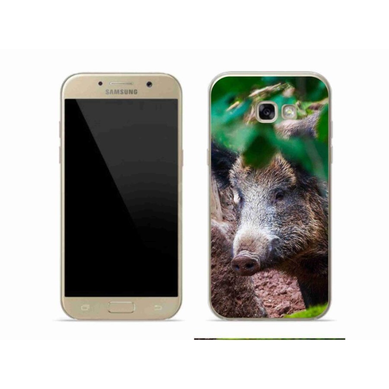Gelový kryt mmCase na mobil Samsung Galaxy A5 (2017) - divoké prase